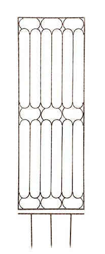H Potter Garden Trellis for Climbing Plants Large Metal Wall Trellises Tall Vertical Wrought Iron Panels for Home Garden O...