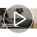 U-Haul Sofa Covers - 2 Pack – Plastic Moving and Storage Covers for Couches Up to 8’ Long – 134” x 42” Covers – Water Resi...
