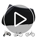 Waterproof Bike Cover for 2 or 3 Bikes Outdoor Storage, 2XL Bicycle Transportation or Travel Covers– Rain/Snow/Dust Resist...