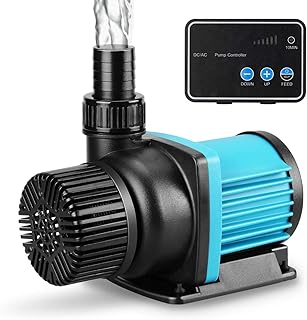 JEREPET 3170 GPH Aquarium 24V DC Water Pump with Controller, Submersible Return Pump for Fish Tank,Aquariums,Fountains,Sum...