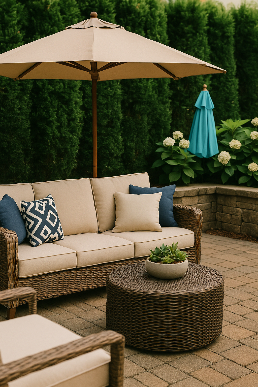 Outdoor Cushions & Umbrellas