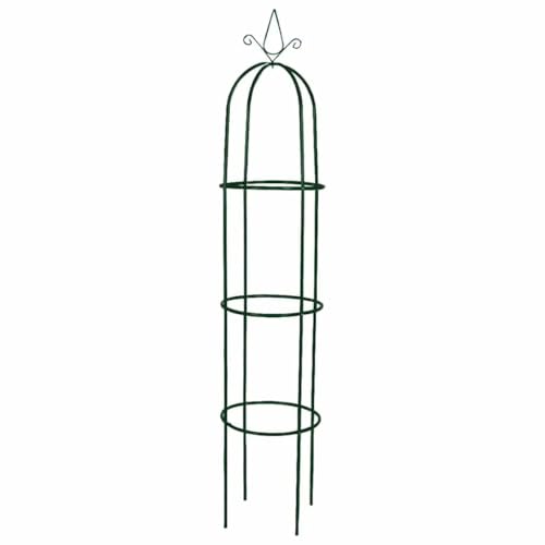CHARMMA Garden Arch Dark Green Iron Standard Decorative Design,Garden Arches, Trellises, Arbours & Pergolas-40779