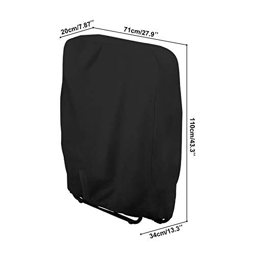 Uranshin Outdoor Furniture Cover Waterproof 2PCS, Zero Gravity Chair Covers, Folding Patio Chair Covers All Weather, Dustp...