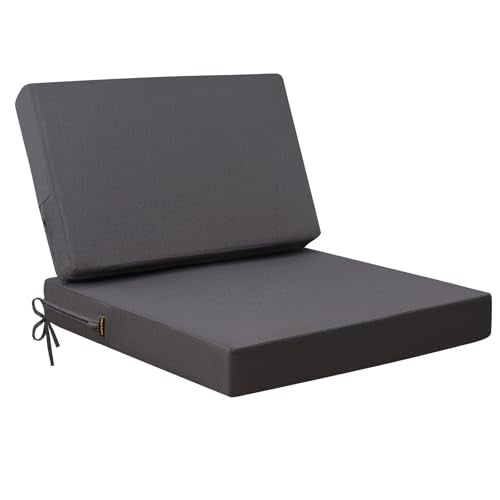 idee-home Outdoor Cushions for Patio Furniture, Outdoor Seat Cushion, Waterproof Couch Hampton Bay Deep Seat Replacement C...