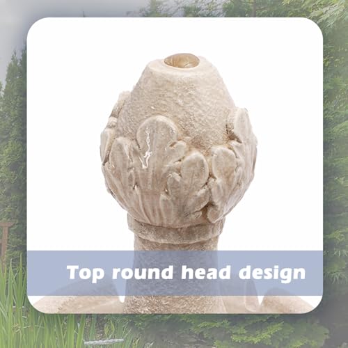 USSerenaY 3-Tiers Outdoor Water Fountains, 48.4" H Floor Backyard Garden Fountain, Water Feature Indoor with Pump, Outdoor...