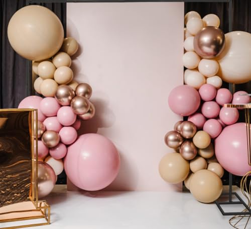 IKULE 6.6FT Black Metal Wedding Arches for Ceremony Square Balloon Arch Stand Rectangular Backdrop Stand for Anniversary B...