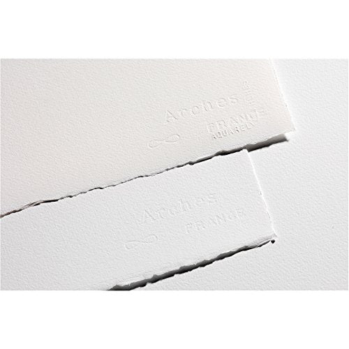 Arches Watercolor Paper Block, Hot Press, 7" x 10", 140 Pound - 2 Pack