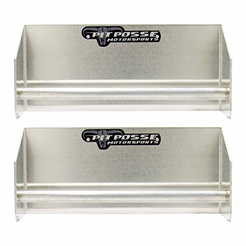 Pit Posse 442 Garage/Trailer Storage Organizers - Set of 2 Tie Down Hangers - Aluminum Junior Ratchet Strap Rack Holder - ...