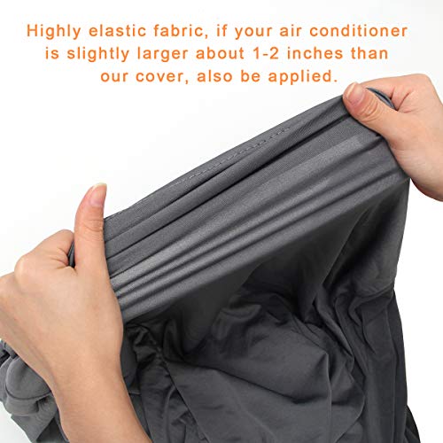 Luxiv Portable Air Conditioner Cover, Gray Portable AC Unit Cover 15 x 18 x 30" Anti-Dust Compact Air Conditioner Storage ...