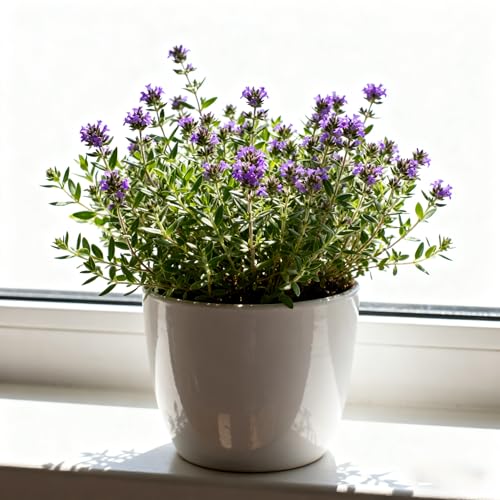 20000+ Thyme Seed, Beautiful Mixed Thyme Seeds, Perennial Ground Cover Plant Flowers, Non-Genetically Modified Thyme Seeds...