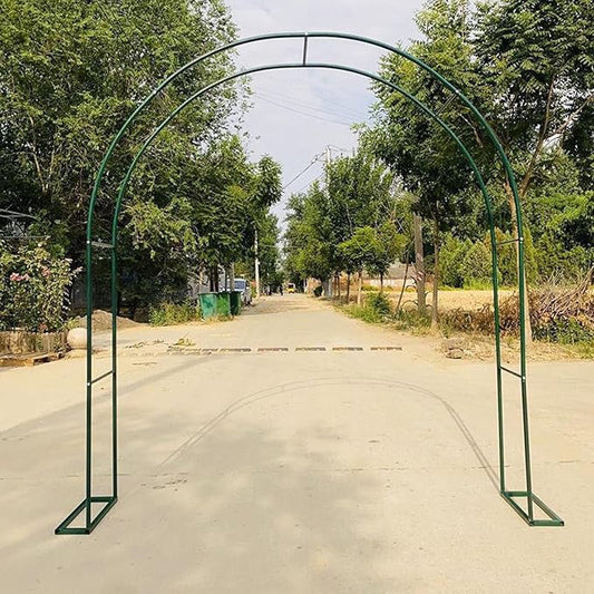 JIAOCKJIAO Metal Rose Arch, Climbing Plants Garden Arch Trellis, Large Party Wedding Arches Pergola Arbor, Multifunction D...