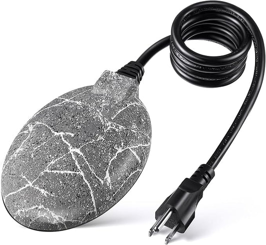 1 Pack Upgrade Bird Bath Heater for Outdoors in Winter, Pond Deicer 60 Watts Birdbath Deicer Water Heater Thermostatically...